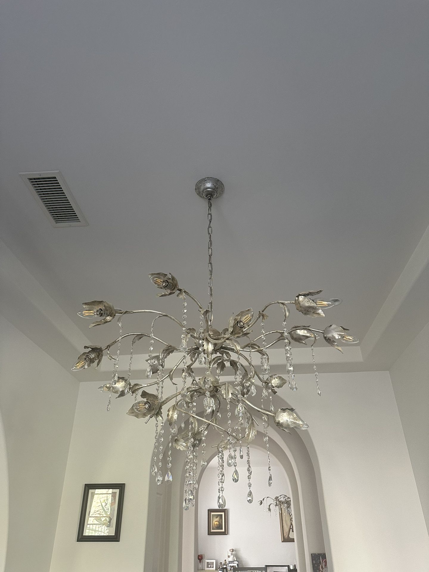 Viticcio Round Silver Chandelier - King Lamps