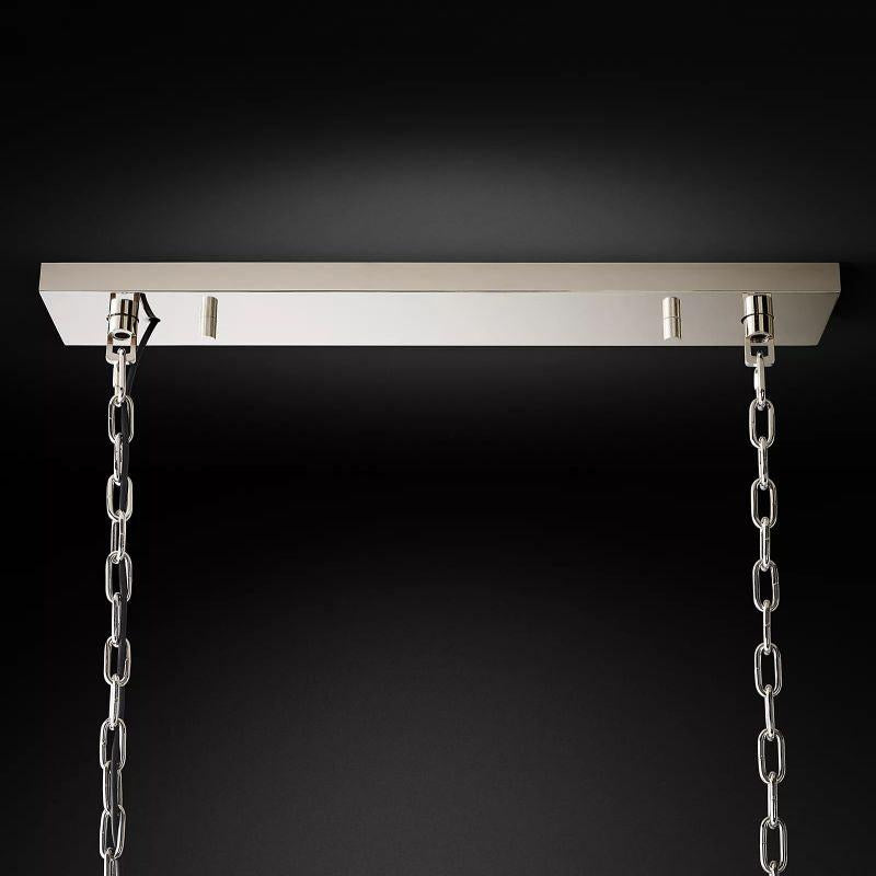 1920S Odeon Rectangular Chandelier 59" - King Lamps