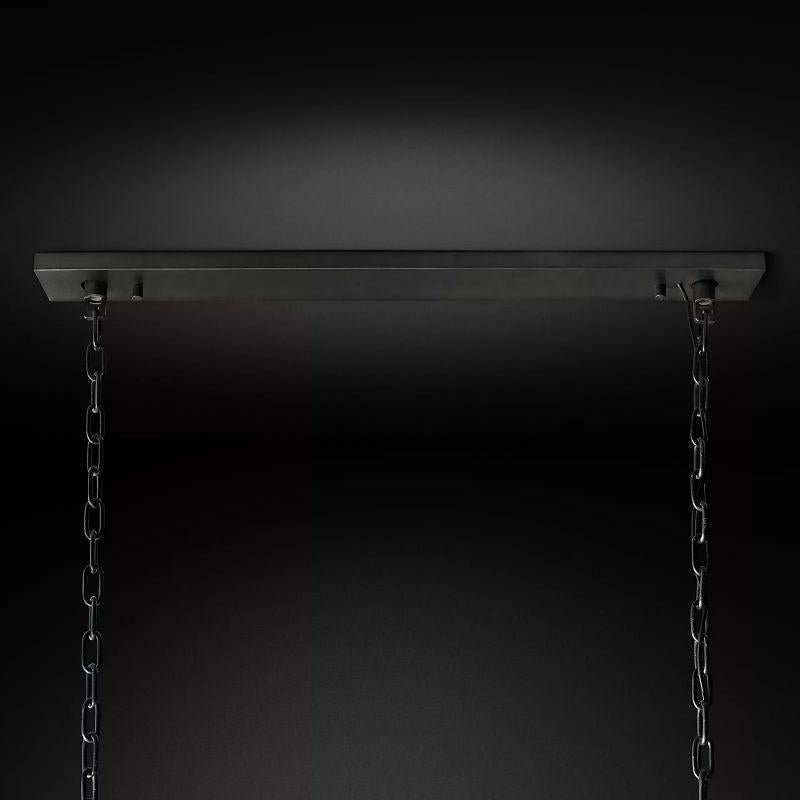 1920S Odeon Rectangular Chandelier 59" - King Lamps