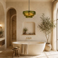 Amor 3-Tier Ghiaccio Glass Round Chandelier 24