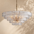 Amor 5-Tier Ghiaccio Glass Round Chandelier 48