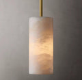 Hand Carved Alabaster Cylinder Pendent - King Lamps