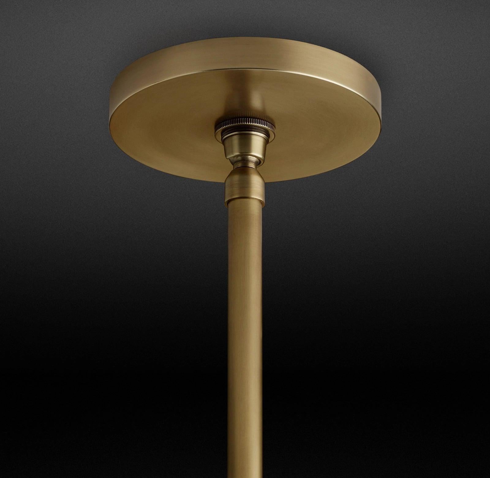 Hand Carved Alabaster Cylinder Pendent - King Lamps