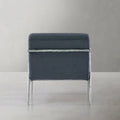 Vintage Forged Retro Silver Iron Frame Track Armchair - King Lamps