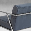 Vintage Forged Retro Silver Iron Frame Track Armchair - King Lamps