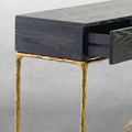 Vintage Forged 3 Drawer Desk - King Lamps