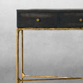 Vintage Forged 3 Drawer Desk - King Lamps