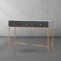 Vintage Forged 3 Drawer Desk - King Lamps