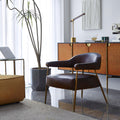 Vintage Forged Brown Leather Lounge Armchair - King Lamps