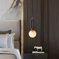 Alabaster Sphere Pendant Light 6