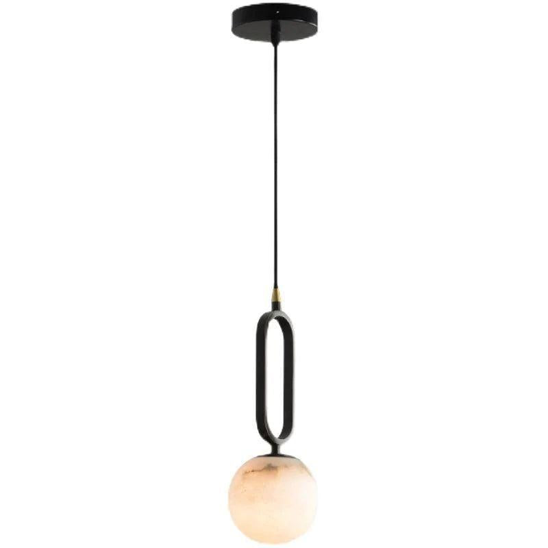 Alabaster Sphere Pendant Light 6"D - King Lamps