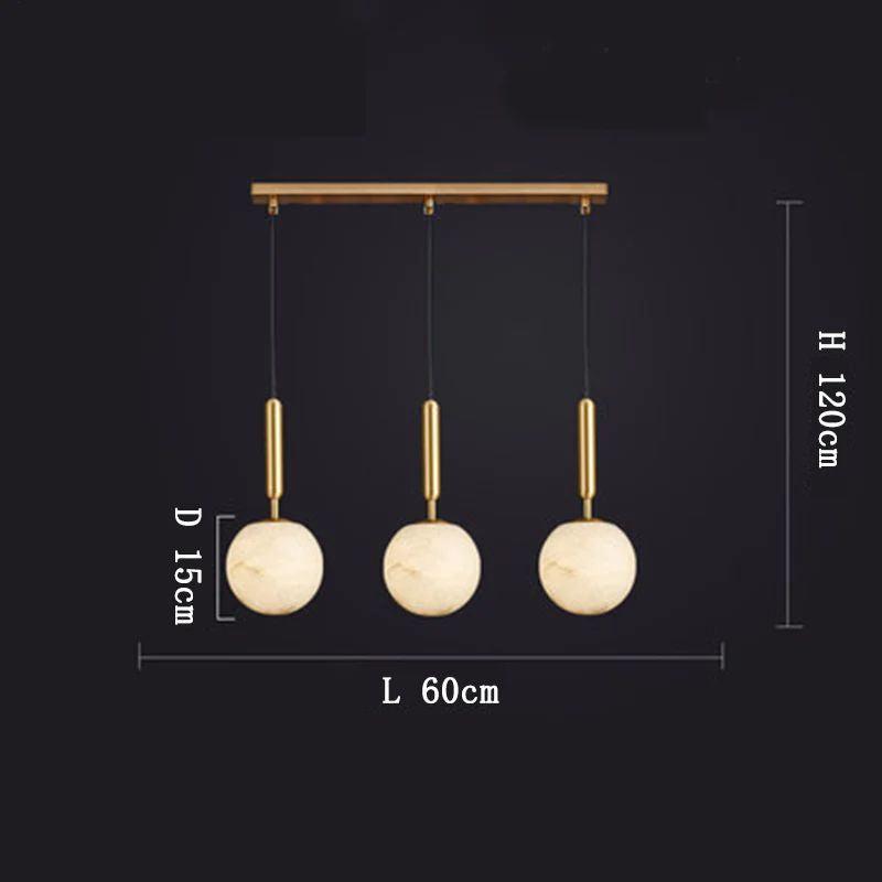 Alabaster Kitchen Island Pendant - King Lamps