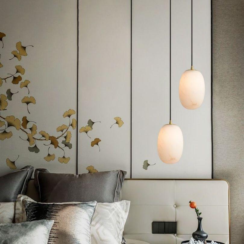 Michael Alabaster Kitchen Island Pendant Light - King Lamps