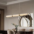 Alabaster Cylindrical Linear Chandelier - King Lamps