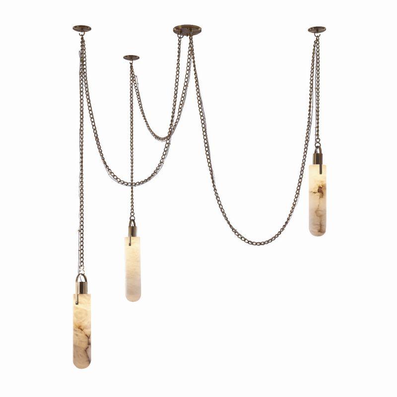 Bettina Alabaste 3 Light LED Multi-Drop Mini Pendant Lamp - King Lamps