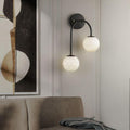 Alabaster Glo Modern Wall Sconce In Bedroom - King Lamps