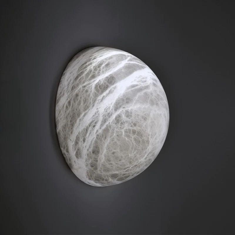 Alabaster Hemisphere Wall Sconce - King Lamps
