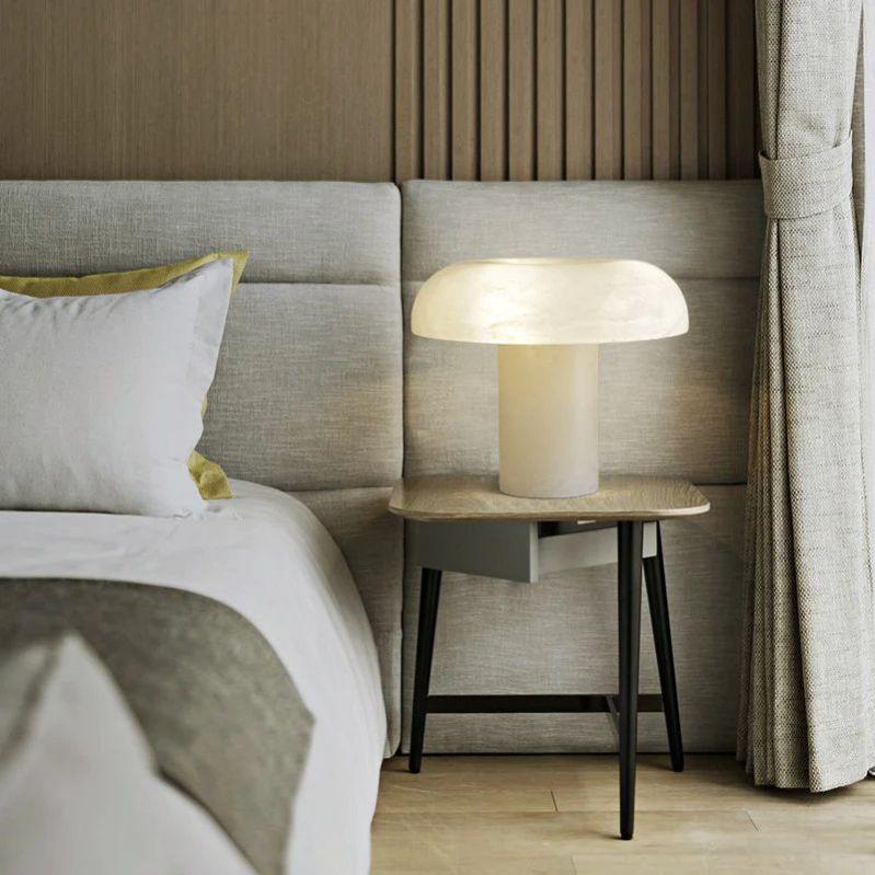 Alabaster Mushroom Table Lamp - King Lamps
