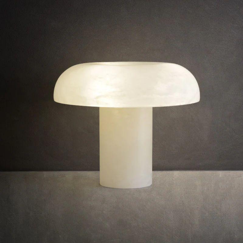 Alabaster Mushroom Table Lamp - King Lamps