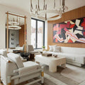 Glacera Alabaster Lorry Oslo Art Chandelier 8 Size