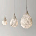 Alabaster Modern Teardrop Single Pendant Light - King Lamps