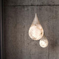 Alabaster Modern Teardrop Single Pendant Light - King Lamps