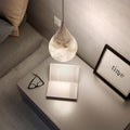 Alabaster Modern Teardrop Single Pendant Light - King Lamps