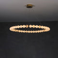 Alabaster Orb Ring Chandelier