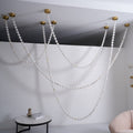 Alabaster Pearl Necklace Chandelier