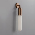 Alabaster Sculpted Tube Wall Sconce