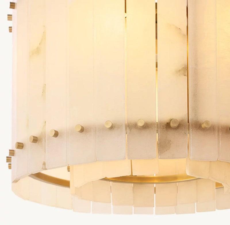 San Marco Alabaster Round Chandelier - King Lamps