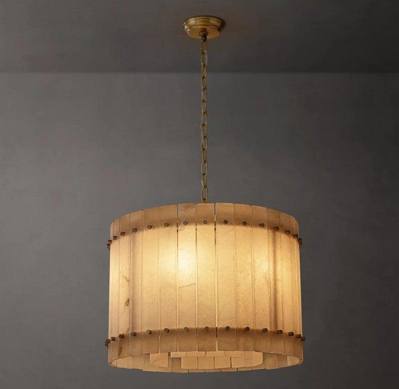 San Marco Alabaster Round Chandelier - King Lamps