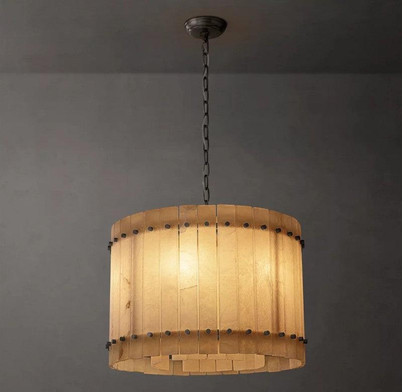 San Marco Alabaster Round Chandelier - King Lamps