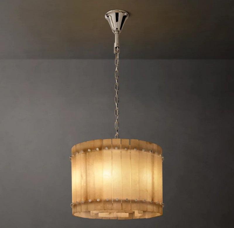 San Marco Alabaster Round Chandelier - King Lamps