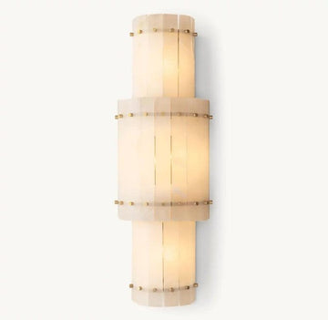 San Marco Alabaster Round Wall Sconce - King Lamps