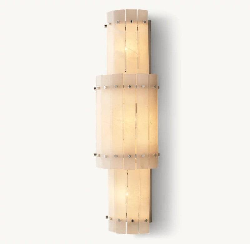 San Marco Alabaster Round Wall Sconce - King Lamps