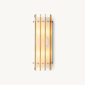 San Marco Alabaster Rectangular Wall Sconce - King Lamps