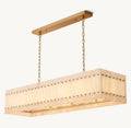 San Marco Alabaster Linear Chandelier 54