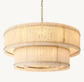 San Marco Alabaster Round 2-Tiered Chandelier - King Lamps