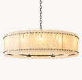 Aurelius Alabaster Round Chandelier 60‘’ - King Lamps