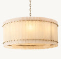 Aurelius Alabaster Round Chandelier 37‘’ - King Lamps