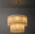 San Marco Alabaster Round 2-Tiered Chandelier - King Lamps