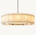 San Marco Alabaster Round Chandelier - King Lamps