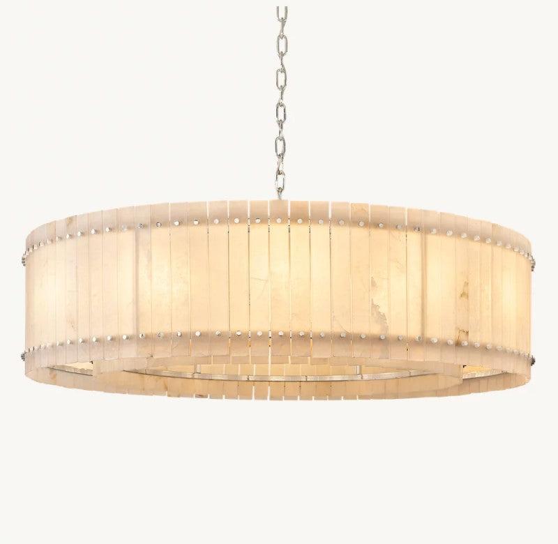 San Marco Alabaster Round Chandelier - King Lamps