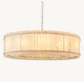 Aurelius Alabaster Round Chandelier 60‘’ - King Lamps