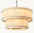 San Marco Alabaster Round 2-Tiered Chandelier - King Lamps