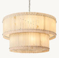 San Marco Alabaster Round 2-Tiered Chandelier - King Lamps