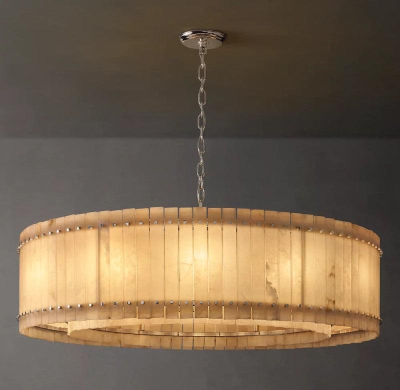 San Marco Alabaster Round Chandelier - King Lamps
