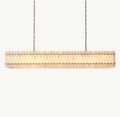 Aurelius Alabaster Linear Chandelier 72'' - King Lamps