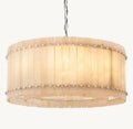 Aurelius Alabaster Round Chandelier 37‘’ - King Lamps